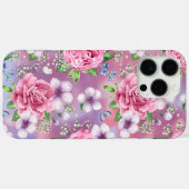 Rosa Rosen Case-Mate iPhone Hülle (Rückseite (Horizontal))