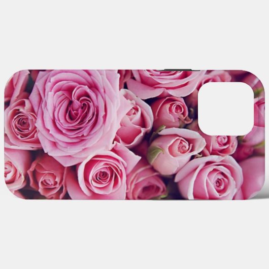Rosa Rosen Case-Mate iPhone Hülle (Rückseite (Horizontal))