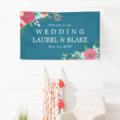 Rosa Rosen | Deep Blue Willkommen bei unserer Hoch Banner (Insitu)