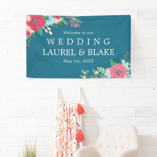 Rosa Rosen | Deep Blue Willkommen bei unserer Hoch Banner (Insitu)