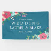 Rosa Rosen | Deep Blue Willkommen bei unserer Hoch Banner (Horizontal)