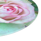 Rosa Rosen dekoratives Glasschneider 12" Schneidebrett (Ecke)