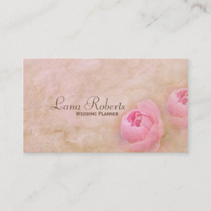 Rosa Rosen, die Planer-Geschäfts-Karten Wedding Visitenkarte