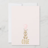 Rosa Rosen ein wenig sonnige Dreharbeiten 1. Gebur Einladung (Rückseite)