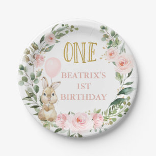 Rosa Rosen ein wenig sonnige Dreharbeiten 1. Gebur Pappteller