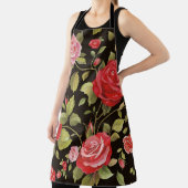 Rosa Rosen: elegantes Blumenmuster. Schürze (InSitu)