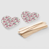 Rosa Rosen Fächer (Non-assembled)