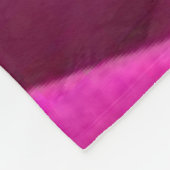 Rosa Rosen Fleecedecke (Ecke)