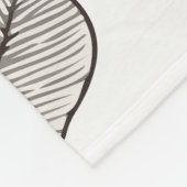 Rosa Rosen Fleecedecke (Ecke)