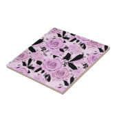 Rosa Rosen Fliese (Seite)