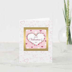 Rosa Rosen Florale Herzen Valentinstag Geschenke Einladung