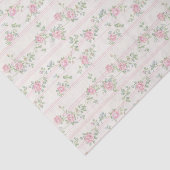 Rosa Rosen Florales Seidenpapier (Ausschnitt)