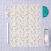 Rosa Rosen Florales Seidenpapier (Handwerk)