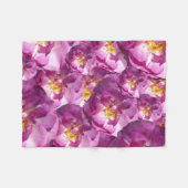Rosa Rosen Foto Fleece Blanket, klein (Vorderseite (Horizontal))