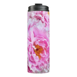Rosa Rosen für Mama von Tochter - Thermobecher Thermosbecher