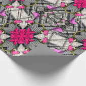 Rosa Rosen für Sie.... Geschenkpapier (Ecke)