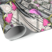 Rosa Rosen für Sie.... Geschenkpapier (Rolleneckpunkt)