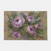 Rosa Rosen Fußmatte (Vorderseite)