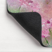 Rosa Rosen-Garten-Kunst Mousepad (Ecke)