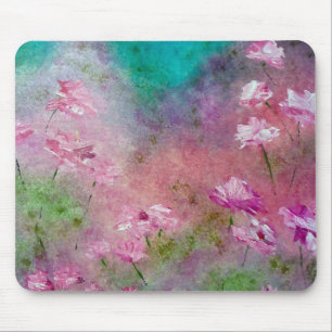 Rosa Rosen-Garten-Kunst Mousepad