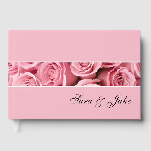 Rosa Rosen Gästebuch (Vorderseite)