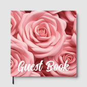Rosa Rosen Gästebuch (Vorderseite)