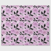 Rosa Rosen Geschenkpapier (Flach)