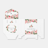 Rosa Rosen Geschenkschachtel (Ungefaltet)