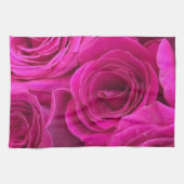 Rosa Rosen Geschirrtuch (Horizontal)