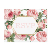 Rosa Rosen Gold Rahmen Hochzeit | UAWG zur Wahl