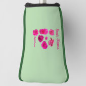 Rosa Rosen Golf Headcover (Rotieren 90)