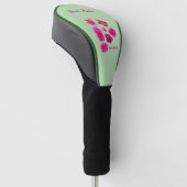 Rosa Rosen Golf Headcover (angewinkelt)