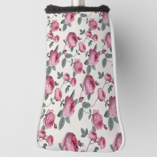 Rosa Rosen Golf Headcover (Rotieren 90)