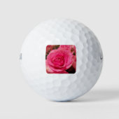 Rosa Rosen Golfball (Vorderseite)