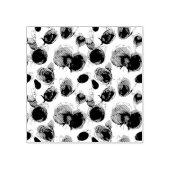 Rosa Rosen Gummistempel (Prägung)