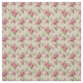 Rosa Rosen Handgemalt Stoff