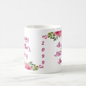 Rosa Rosen Happy Mother Day Year Kaffeetasse (Mittel)