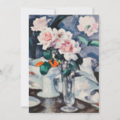 Rosa Rosen in einer Glasvase | Samuel John Peploe (Vorderseite)