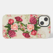 Rosa Rosen iPhone Hülle (Rückseite (Horizontal))