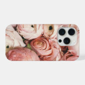 Rosa Rosen iPhone Hülle (Rückseite (Horizontal))