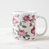 Rosa Rosen Jumbo-Tasse (Rechts)