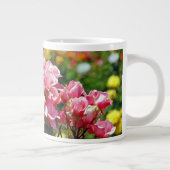 Rosa Rosen Jumbo-Tasse (Rechts)