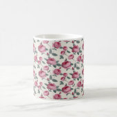 Rosa Rosen Kaffeetasse (Mittel)