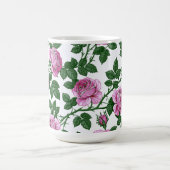 Rosa Rosen Kaffeetasse (Mittel)