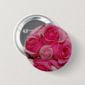 Rosa Rosen - Knopf Button (Vorne & Hinten)