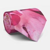 Rosa Rosen Krawatte (Gerollt)