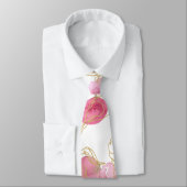 Rosa Rosen Krawatte (Gebunden)