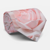 Rosa Rosen-Krawatte Krawatte (Gerollt)