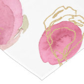 Rosa Rosen Kurzer Tischläufer (Ecke)