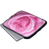 Rosa Rosen-Laptop-Hülsen-romantischer Laptopschutzhülle (Vorne Knopf)